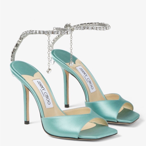 Jimmy Choo Saeda 100 Satin Sandals